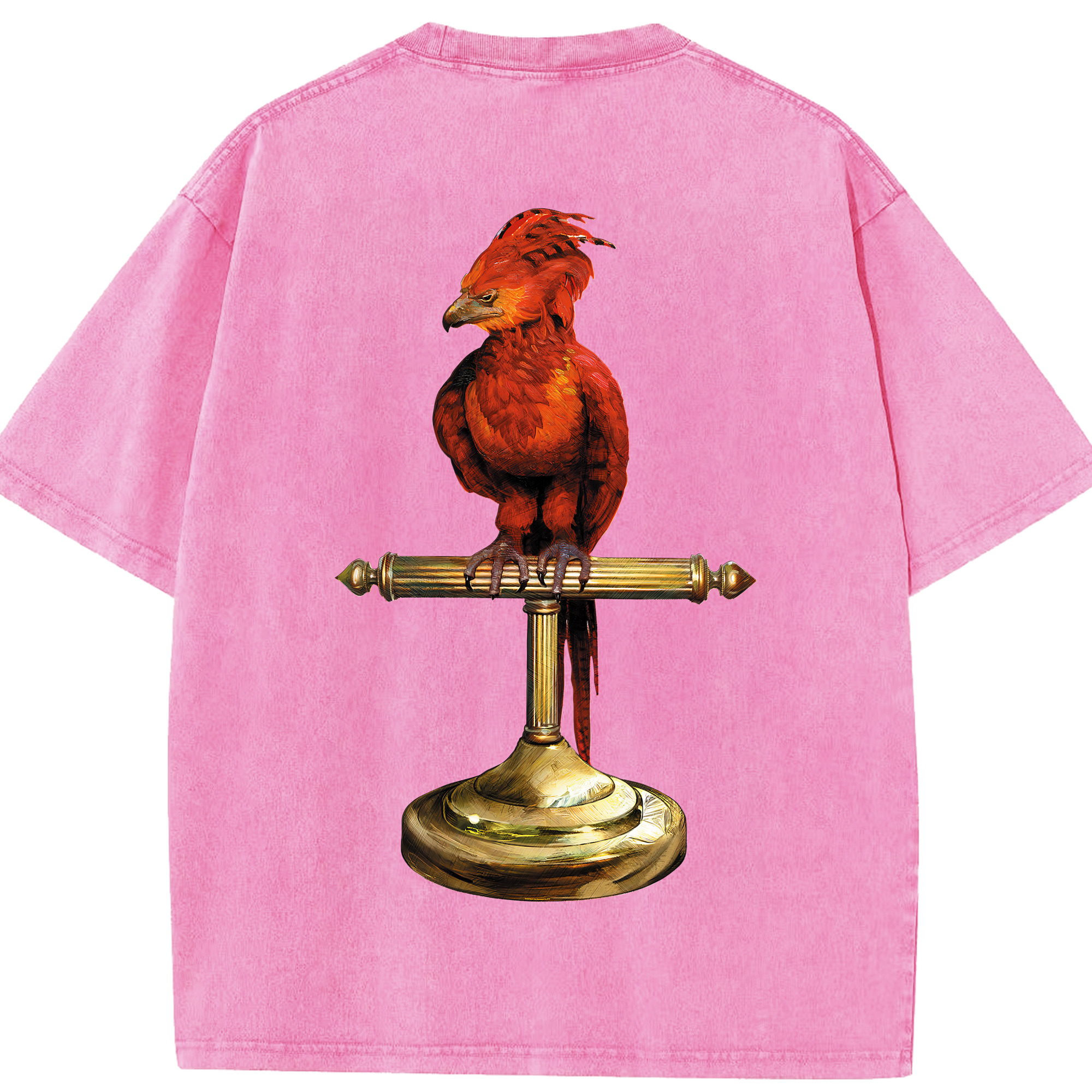 （画像用） Harry Potter ハリー・ポッターシリーズ 綿100% ヴィンテージ風 半袖Tシャツ（背面プリント）